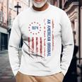 An American Original 1974 Year Of Birth Vintage Murica Flag Long Sleeve T-Shirt Gifts for Old Men