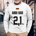 Andi Bar Sauftrikot X Malle Party Trikot Deutschland Langarmshirts Geschenke für alte Männer