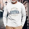 Austria Retro Styleintage Austria Langarmshirts Geschenke für alte Männer