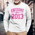 Awesome Since 2013 Birthday Awesome Vintage 2013 Long Sleeve T-Shirt Gifts for Old Men