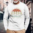 Baba Like A Grandpa Only Cooler Baba Vintage Style Long Sleeve T-Shirt Gifts for Old Men