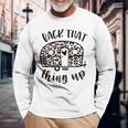 Back That Thing Up Camping Leopard Camper Long Sleeve T-Shirt Gifts for Old Men