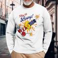 Here To Bang 4Th Of July Fun 4Th Of July Firework Patriotic Long Sleeve T-Shirt Gifts for Old Men