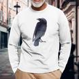 Bodega Bay Northern California Coast Crow Raven Lovers Long Sleeve T-Shirt Gifts for Old Men