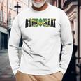 Bomboclaat Jamaican Slang Heritage Flag Long Sleeve T-Shirt Gifts for Old Men