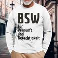 Bsw Bündnis Sahra Wagenknecht Langarmshirts Geschenke für alte Männer