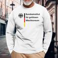 Bundesinstitut Für Gottlosen Mischkonsum Gottloser Ironie Langarmshirts Geschenke für alte Männer