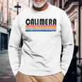 Calimera Italia Retro 70S 80S Style Manga Larga Camiseta de manga larga Regalos para ancianos