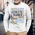 At Certified Athletic TrainerLove Words Long Sleeve T-Shirt Gifts for Old Men