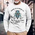 Cicada Lover Brood Xix Brood Xiii Year Of The Cicada 2024 Long Sleeve T-Shirt Gifts for Old Men