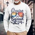 Cruise Squad 2024 Summer Vacation Matching Family Cruise Long Sleeve T-Shirt Gifts for Old Men