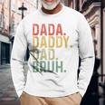 Dada Daddy Dad Bruh Father's Day Proud Dad Grandpa Long Sleeve T-Shirt Gifts for Old Men
