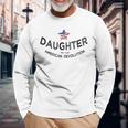 Daughter Of The American Revolution Dar History Usa Star Long Sleeve T-Shirt Gifts for Old Men