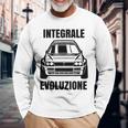 Delta Integrale Evoluzione Rally Auto White S Langarmshirts Geschenke für alte Männer
