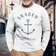 Denmark Skagen Anchor Tattoo Love Heart Copenhagen Langarmshirts Geschenke für alte Männer