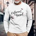 Différent C'est Bon T-shirt à manches longues Cadeaux pour les vieillards