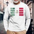 El Padrino Mas Chingon Vintage Godfather Mexican Padrino Long Sleeve T-Shirt Gifts for Old Men