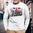 Firefighter Truck Family Firefighter Dad Father Day Birthday Long Sleeve T-Shirt Gifts for Old Men