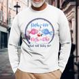 Fish-He Or Fish-She Gender Reveal Baby Fishermen Fishing Long Sleeve T-Shirt Gifts for Old Men