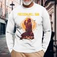 Freedom Will Rain Hell Of Diver Helldiving Lovers Outfit Long Sleeve T-Shirt Gifts for Old Men