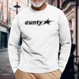 Cunty'ss With Star Humorous Saying Quote Women Long Sleeve T-Shirt Gifts for Old Men