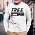 Gaza Libre Palestina Bandera De Palestina Palestina Libre Gaza Camiseta de manga larga Regalos para ancianos