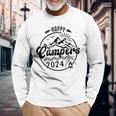 Happy Campers 2024 Friends Camping Adventures In Outdoors Long Sleeve T-Shirt Gifts for Old Men