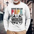 Homme Cadeau Papa Bricoleur Drôle Pour Papa Bricoleur T-shirt à manches longues Cadeaux pour les vieillards