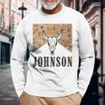 Howdy Cojo Johnson Western Style Team Johnson Family Reunion Long Sleeve T-Shirt Gifts for Old Men