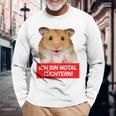 Ich Bin Notal Tüchtern Hamster Meme Total Schüchtern Langarmshirts Geschenke für alte Männer