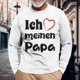 Ich Liebe Meinen Papa Trag Es Zumatertag Langarmshirts Geschenke für alte Männer