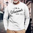I'm A Whosoever John 3 16 Long Sleeve T-Shirt Gifts for Old Men