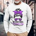 International Women's Day 2024 Inspire Inclusion 8 March 24 Long Sleeve T-Shirt Gifts for Old Men