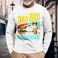 It's Not A Dad Bod It's A Father Figure Cat Dad Father's Day Long Sleeve T-Shirt Gifts for Old Men