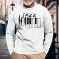 Jazz Lovers Jazz Piano Keys For Music Long Sleeve T-Shirt Gifts for Old Men