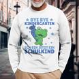 Kinder Bye Kindergarten Ich Bin Jetzt Ein Schulkind Frog Langarmshirts Geschenke für alte Männer