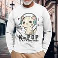 Kpop My Motivation Bias K Pop Ferret Merch K-Pop Merchandise Long Sleeve T-Shirt Gifts for Old Men