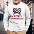 La Dominican Republica Hispanic Heritage Dominicana Kid Girl Long Sleeve T-Shirt Gifts for Old Men