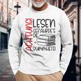 Lesen Dummheit S Langarmshirts Geschenke für alte Männer