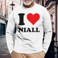 I Love Niall Langarmshirts Geschenke für alte Männer