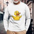 Lucky Rubber Ducks Duckling Duckies Long Sleeve T-Shirt Gifts for Old Men