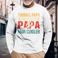 Lustiges Fußball Papa Perfekte Für Fußballliebhaberatertag Raglan Langarmshirts Geschenke für alte Männer