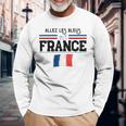 Maillot Supporter France-Equipe De France-Drapeau Tricolore T-shirt à manches longues Cadeaux pour les vieillards