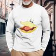 Moister Than An Oyster Humor Bivalve Shucking Long Sleeve T-Shirt Gifts for Old Men