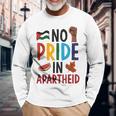 No Pride In Apartheid South Africa Watermelon Maple Leaf Long Sleeve T-Shirt Gifts for Old Men