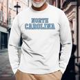North Carolina Throwback Classic Long Sleeve T-Shirt Gifts for Old Men