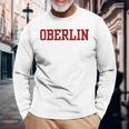 Oberlin College 02 Long Sleeve T-Shirt Gifts for Old Men