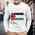 Palestina Libre Gaza Libre Sin Mangas Camiseta de manga larga Regalos para ancianos