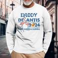 Papa 2024 Desantis Machen Amerika Florida Langarmshirts Geschenke für alte Männer