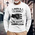 Papa & 3 Söhne Die Besten Komplizen Papa 3 Söhne Langarmshirts Geschenke für alte Männer